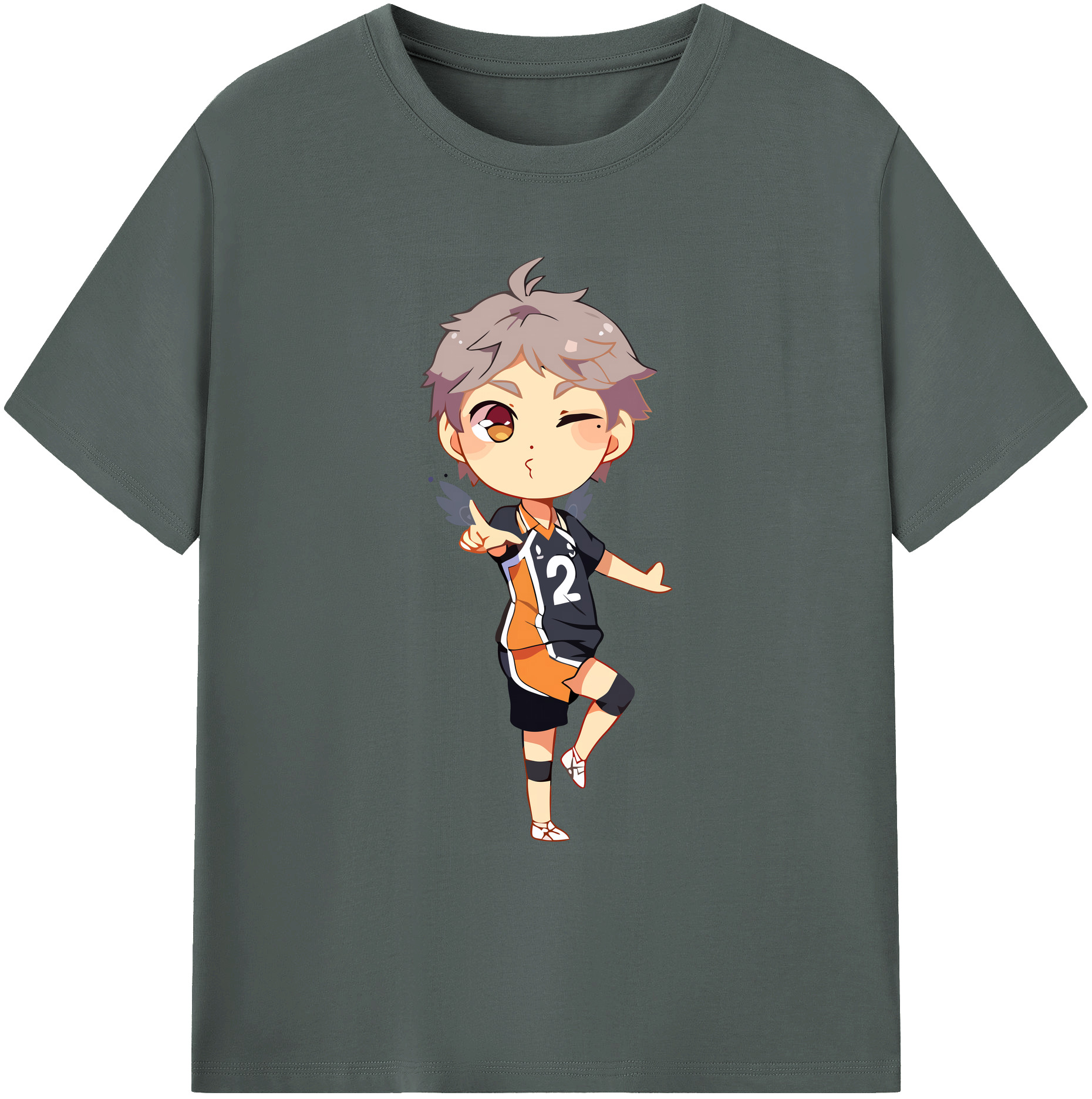 （画像用） ハイキュー!! Haikyu!! 綿100％ メンズ半袖Tシャツ｜肌触りやわらか＆通気性